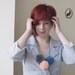 POM POM necklace in ICECREAM BLUE