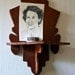 Vintage Small Wooden Display Shelf