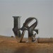 Vintage Love Sculpture Paperweight Robert Indiana Valentines Day