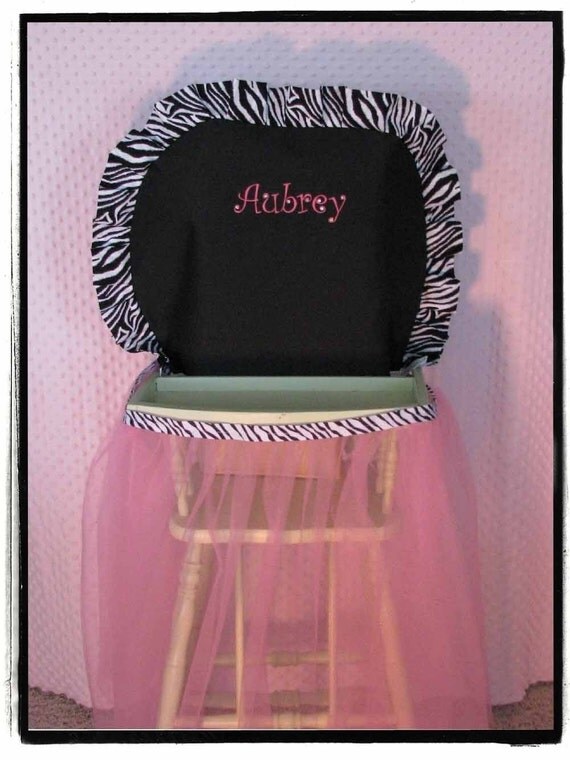 High Chair Birthday Party Cover with Free Personalization
