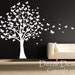 Custom Listing for Krynn SALE BLACK Huge Butterfly Tree With Trailing Butterflies Vinyl Wall Decal