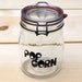 Vintage 3/4L Popcorn Cannister Glass Jar