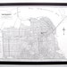 1944 San Francisco Street Map with Buildings and Parks
