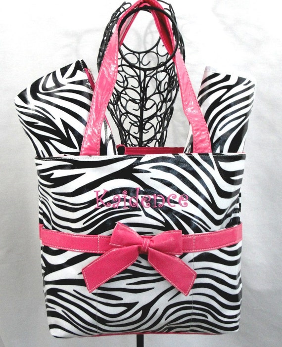 zebra fluffy bag