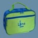 Personalized Stephen Joseph Lunchbox in Bright Green and Blue from the Simply Joseph Line
