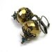 Vintage Style Earrings, Bronze, Gold, Blue, Swarovski Crystal, Czech Glass, Sparkle, Dazzle, Formal Wear, For Her, Under 25, Glitz, Glamor