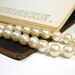 Vintage Pearl Strand Necklace, Classic Jewelry Styles, Mad Men Style, Bridal Jewelry, Pearl Jewelry, 1950s, Retro Glam Jewelry