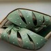Mint Green Heels Sparkly Patent Bow Burlesque Shoes Swarovski Crystals