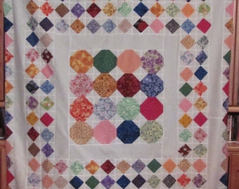My Flower Garden Quilt Top