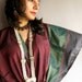 Maroon Short kaftan - Perfect lounge wear, beach wear, spa robe, make great Christmas, Valentines Day, Anniversary or Birthday gifts