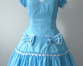 One of a Kind Baby Blue Dolly Dress