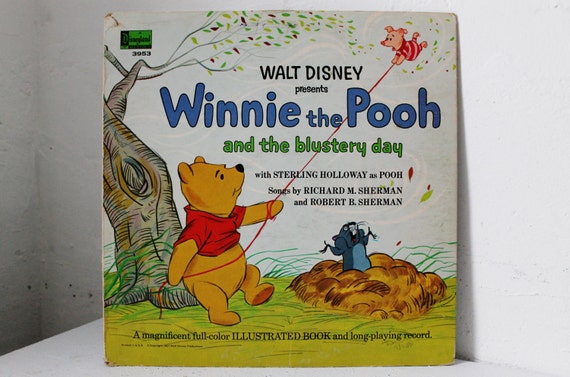 Winnie the Pooh and the Blustery Day vintage record by BootsNGus