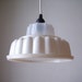 TUPPERLIGHT Tupperware Pendant Light - UpCycled White Jell-O Mold - Handcrafted Recycled Repurposed BootsNGus Hanging Lighting Fixture
