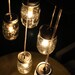 Mason Jar Lighting Mason Jar Chandelier Lights Lamps - Pint Size Mason Jar Hanging Light - Eco Friendly Wedding - Original BootsNGus Design