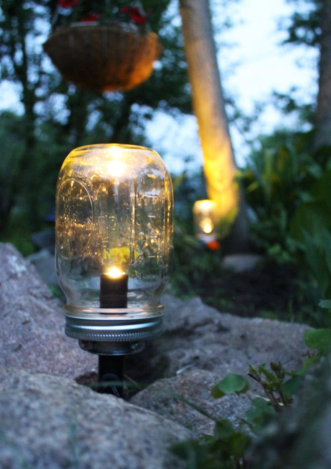 Amazon Com Hanging Mason Jar Lights