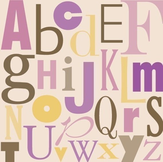 20x20 Canvas Art ABC Collection FREE SHIPPING