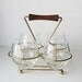 Mid Century Drink Caddy Set