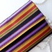 Jewelry case for travel purple black brown stripes