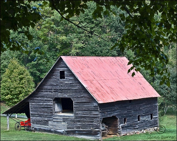 Appalachian Tranquility Wall Decor Old Barn by CarolinaPrints