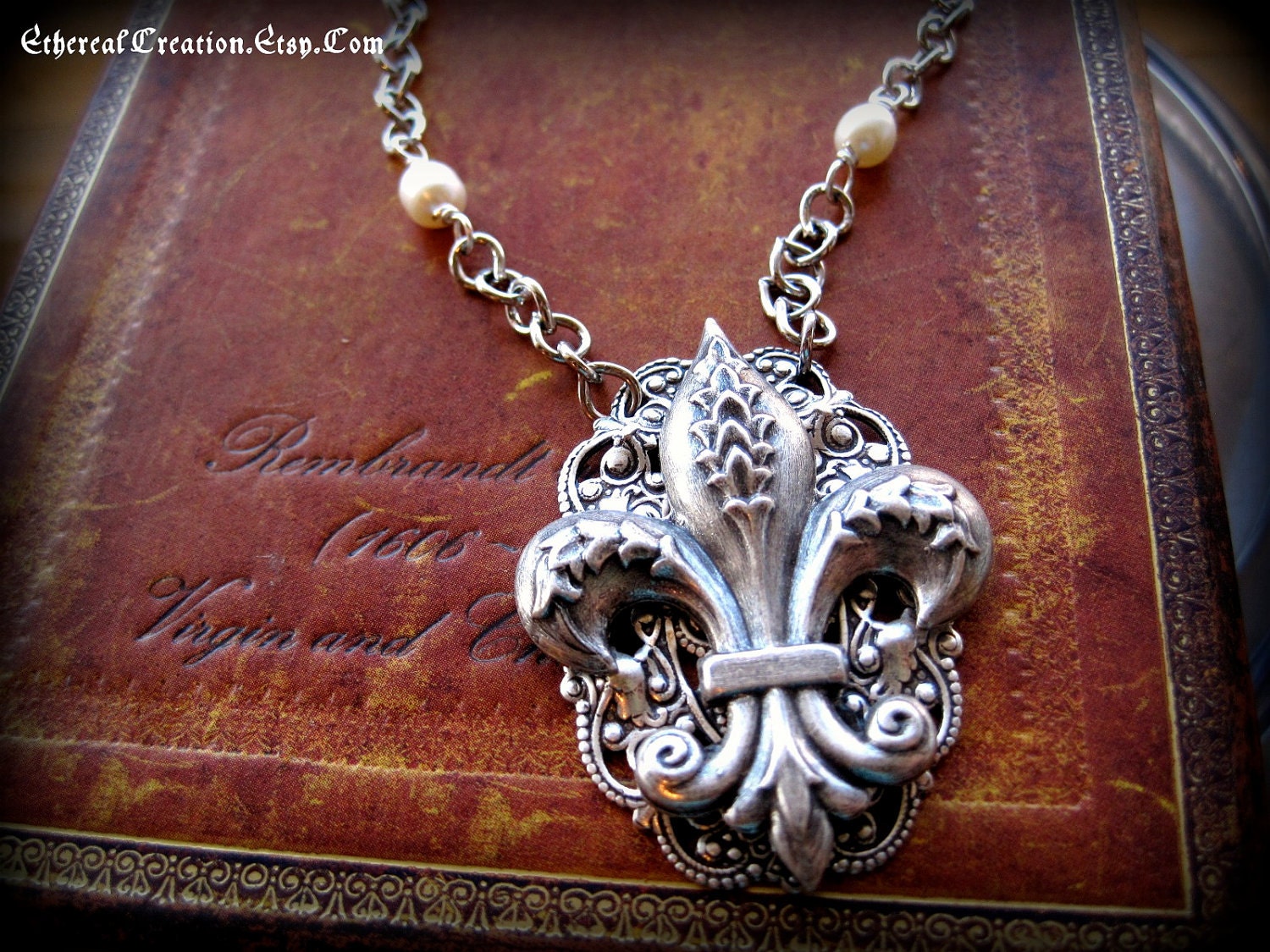 Fleur De Lis Necklace Free Shipping   Il Fullxfull.298831073 