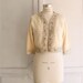 50s 60s beaded cardigan sweater