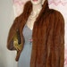 Glamorous Stunning 1950s 1960s Red Mink Capelet Excellent Condition One Size Fits Most Very Luxurious