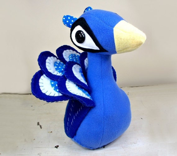 plush peacock