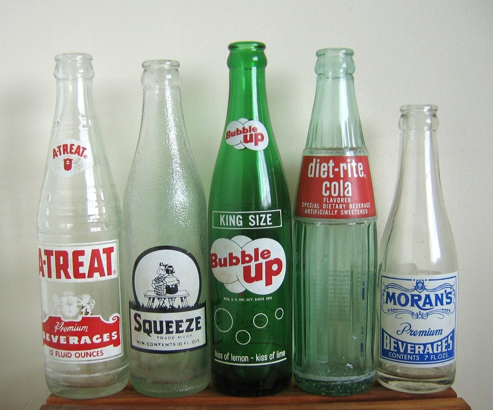 Instant Collection of Vintage Soda Bottles