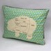 Pig Meat Chart Decorative Pillow (Ivory/ Chocolate Brown)