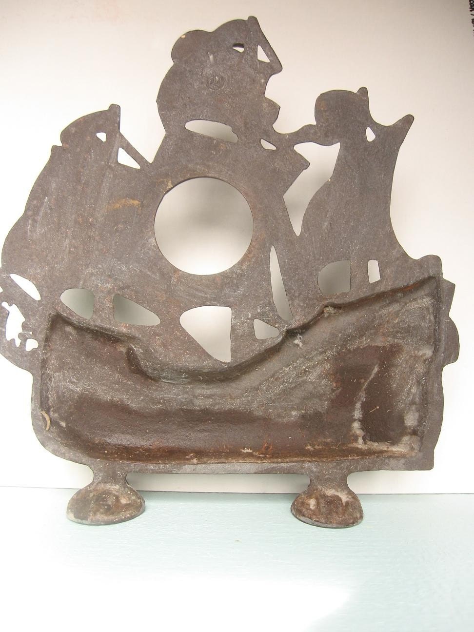Antique Cast Iron Ship Door Stop