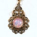 Opal and Filigree Necklace