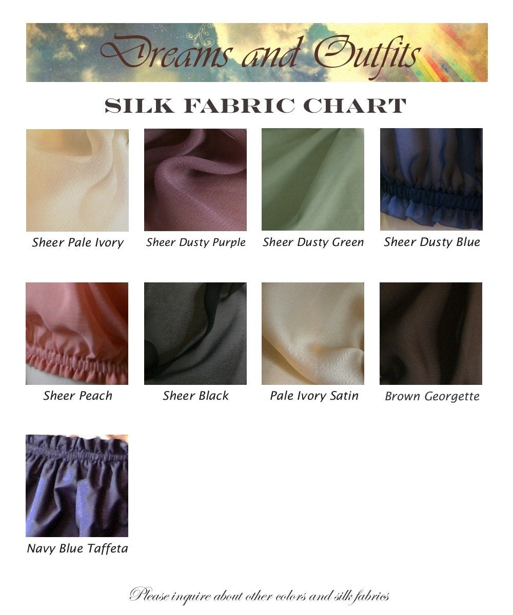 Ethereal Sheer Peach Silk Bloomers custom size