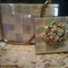 Sale Vintage Mother of Pearl Art Deco Carry All Compact / Cigarette Evening Purse set w Jeweled Multi Pearls/ MOP Rhinestones makeup compact