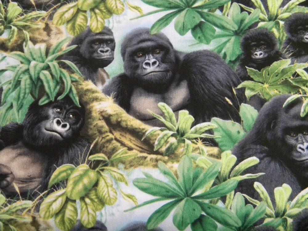 Gorilla fabricby the yardOut of Africa collection by