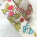 Pretty Flowers Fabric Masking Tape Set of 2 - Liberty Nancy Ann Red Tape ( 15mm x 2m )