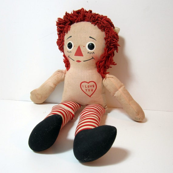 antique raggedy andy doll
