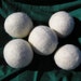 Eco Friendly Dryer Balls, set of 5, 100% Wool