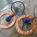 Sea Drops Lapis Lazuli and Copper Artisan Earrings