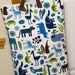 X-Large Sweet Bobbins Hanging Wet Bag - 16x27 - 2D Zoo Pool in Heavy Duty Canvas - SEAM SEALED
