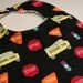 Clearance - Toddler bib - Bus Stop - ADJUSTABLE snaps - REVERSIBLE