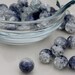 Crackle Glass -20 Dark Smokey Grey and Clear Bi-color Round Glass Crackle Beads - 8mm