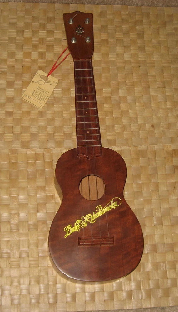 Vintage Duke Kahanamoku Souvenir Ukulele Near Mint by TanSandyFeet