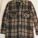 Men's vintage pendleton wool flannel shirt grunge 50s Small 40 Billy Reid Kurt Cobain woodsman