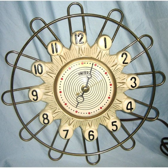 1950 S Atomic Kitchen Wall Clock   Il 570xN.75469535 