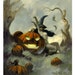 Mike Hoffman Spooky Halloween Trick or Treat Print PUMPKIN WITCH