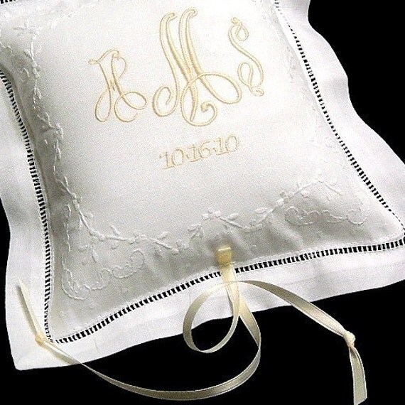 irish wedding ring pillow
