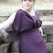 Titanic 1900s Downton Abbey Edwardian Plum Purple Evening Ball Gown Dress RE-MAKE Deconstructed