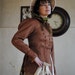 15% OFF Regency Jane Austen dress Spencer Jacket Pelisse Militia P & P Redingote in Terra Cotta