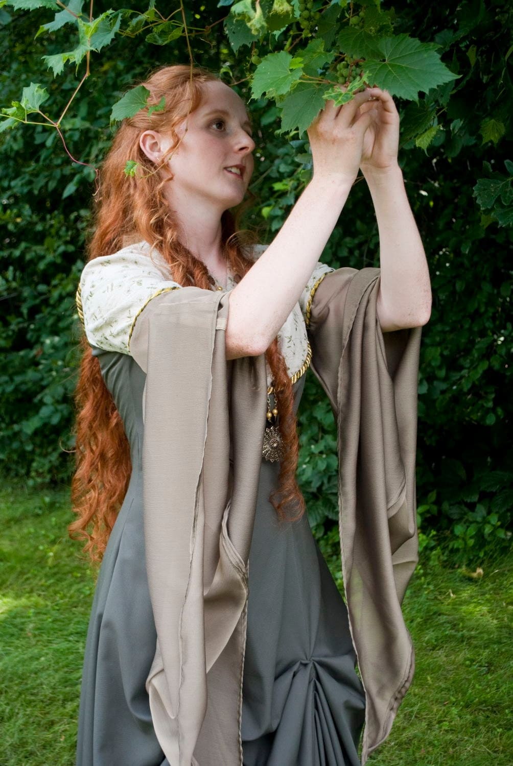 CUSTOM Forest Maiden Fantasy Medieval Elven Narnian Dress Gown CUSTOM Forest Maiden Fantasy Medieval Elven Narnian Dress Gown