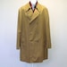 Size 40 Long / Men's Trench / London Fog / Gold / Brown / Car Coat / Jacket